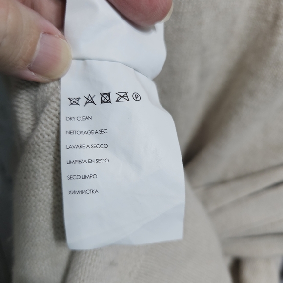 Club Monaco REMLEE SWEATER DRESS SAND HEATHER Size Small Wool Cashmere Blend. - Picture 9 of 10